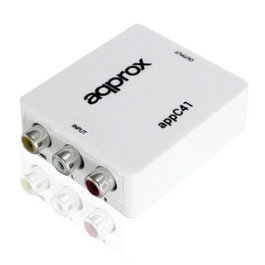 Approx Adaptador RCA a HDMI APPC41 Blanco